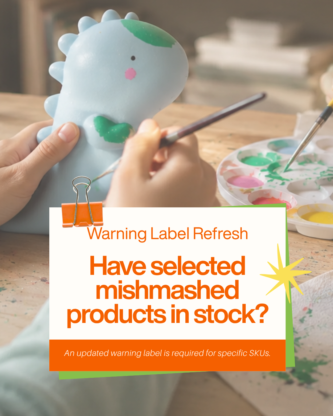 Important Annual Reminder of Product Safety Update for Our Stockists