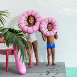 SWIM RINGS - MEDIUM CHERRY RED (60CM)