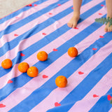 PLAYTOWELS - L (180 X 100CM) - LIGHTHOUSE CHERRY