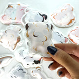 COLOUR CHANGING BATH STICKERS - MUDDY PAWS