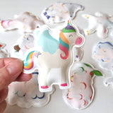COLOUR CHANGING BATH STICKERS - MAGICAL CREATURES