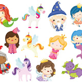 COLOUR CHANGING BATH STICKERS - MAGICAL CREATURES