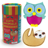 FELT SEWING KIT TUBE - CUTE ANIMALS