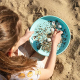 FLYING DISC + SAND SIFTER - VINTAGE BLUE