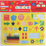mishmashed | Buddy & Barney | Alphabet & Shapes Stencil Set