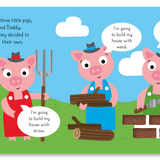 TOUCHY FEELY TALES - THREE LITTLE PIGS