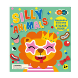 SILICONE STICKER BOOK - SILLY ANIMALS
