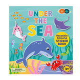 SILICONE STICKER BOOK - SEA