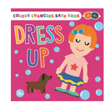 COLOUR CHANGING BATH BOOK & STICKERS - DRESS UP