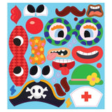SILICONE STICKER BOOK - SILLY FACES