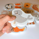 BATH TIME STICKERS - FURRY FRIENDS