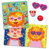 SILICONE STICKER BOOK - SILLY ANIMALS