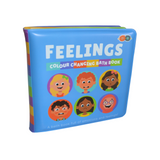 COLOUR CHANGING BATH BOOK & STICKERS - FEELINGS