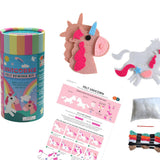 FELT SEWING KIT TUBE - UNICORNS