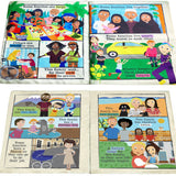 JO & NIC'S CRINKLY CLOTH BOOKS - WHAT MAKES A FAMILY