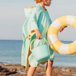 Lightweight kids poncho towel folded compact for travel beach essential Australia