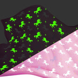 GLOW THROW - UNICORN