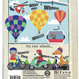 JO & NIC'S CRINKLY CLOTH BOOKS - NOISY VEHICLES
