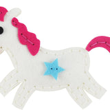 FELT SEWING KIT TUBE - UNICORNS