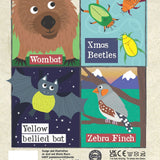 JO & NIC'S CRINKLY CLOTH BOOKS - AUSSIE ANIMALS