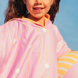 Lightweight kids hooded poncho towel compact fold travel beach essential Australia