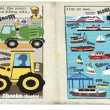 JO & NIC'S CRINKLY CLOTH BOOKS - NOISY VEHICLES