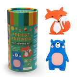 FELT SEWING KIT TUBE - FOREST FRIENDS