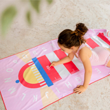 PLAYTOWELS - M (140 X 70CM) - LIGHTHOUSE CHERRY