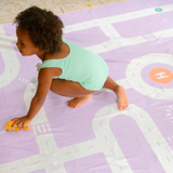 PLAYTOWELS - M (140 X 70CM) - ROAD LAVENDER