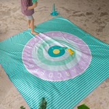 PLAYTOWELS - XL (180 X 180CM) - BULLSEYE / NAME IT